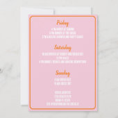 Florida Beach Bachelorette Party Weekend Kaart (Achterkant)