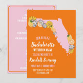 Florida Beach Bachelorette Party Weekend Kaart (Voorkant / Achterkant)