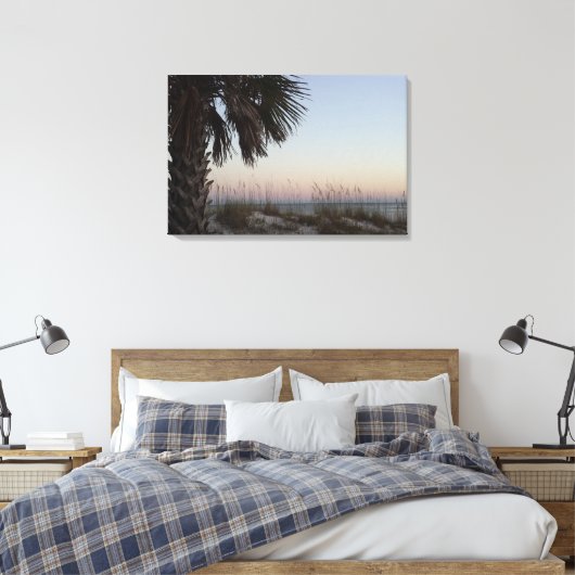 Florida Beach Canvas Afdruk (Insitu (Slaapkamer))