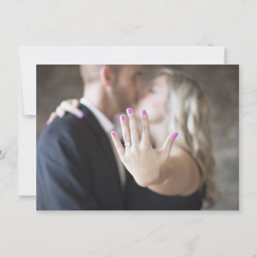 Florida Beach Destination Wedding Save the Date (Achterkant)