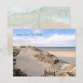 Florida Beach Dunes Park Ponce Inlet Briefkaart (Voorkant / Achterkant)