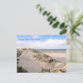 Florida Beach Dunes Park Ponce Inlet Briefkaart (Staand voorkant)