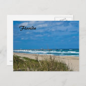 Florida Beach en Pier Briefkaart (Voorkant / Achterkant)