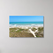 Florida Beach Fotografie Cocoa Beach Florida Canvas Afdruk (Voorkant)