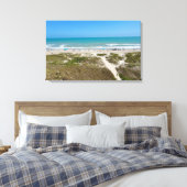 Florida Beach Fotografie Cocoa Beach Florida Canvas Afdruk (Insitu (Slaapkamer))