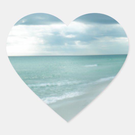 Florida Beach Hart Sticker (Voorkant)