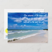 Florida Beach inspirerend briefkaart (Voorkant / Achterkant)