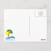 Florida Beach inspirerend briefkaart (Achterkant)