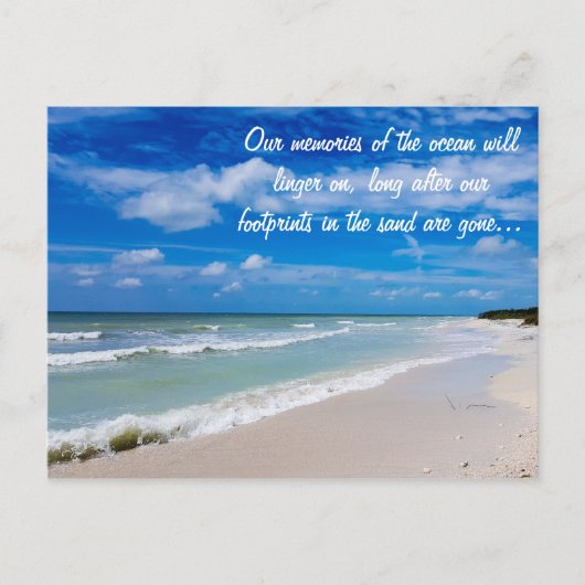 Florida Beach inspirerend briefkaart (Voorkant)