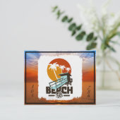 Florida Beach Life Postcard Feestdagenkaart (Staand voorkant)