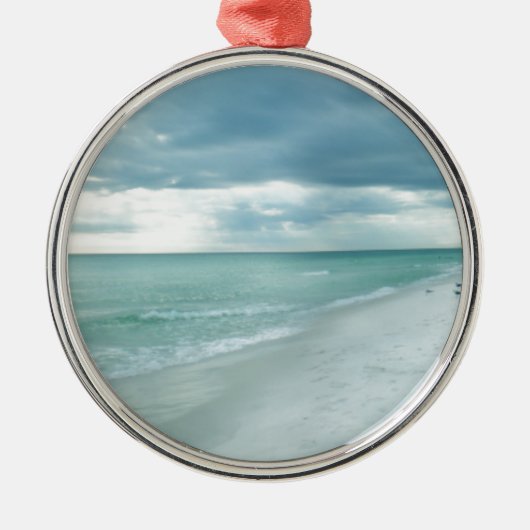 Florida Beach Metalen Ornament (Voorkant)