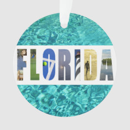 Florida Beach Ocean Travel Foto's Kerstmis Ornament