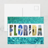Florida Beach Ocean Travel Photo Briefkaart (Voorkant / Achterkant)