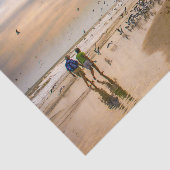 Florida Beach op Sunset - Travel Photography Birds Tissuepapier (Detail)