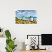 Florida Beach Poster Print (Thuiskantoor)