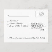 Florida Beach RSVP Briefkaart (Achterkant)