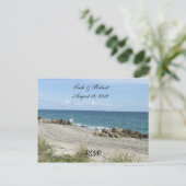Florida Beach RSVP Briefkaart (Staand voorkant)