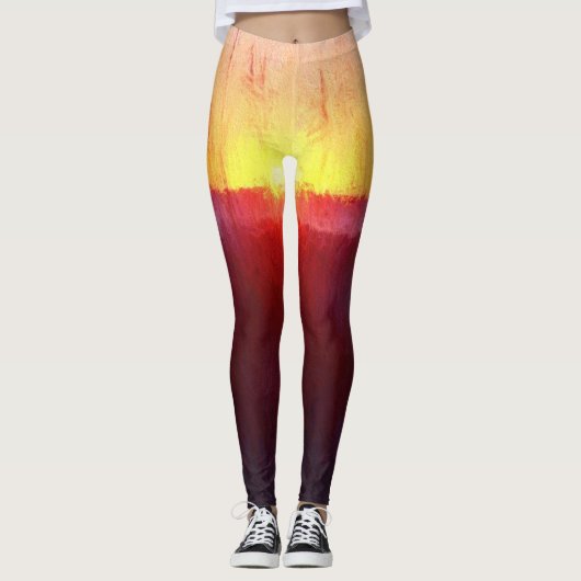 Florida Beach Scene Leggings (Voorkant)