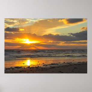 Florida Beach Schilderachtig Sunrise Poster