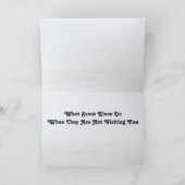 Florida Beach Snowman en de Elf - Wenskaart Feestdagen Kaart (Binnen)