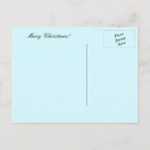 Florida Beach Snowman en Elf Kerstmis Briefkaart (Achterkant)