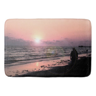 Florida Beach Sunset Badmat