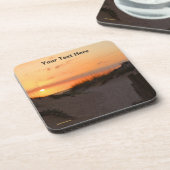 Florida Beach Sunset Bier Onderzetter (Linkerzijde)