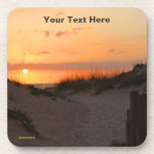 Florida Beach Sunset Bier Onderzetter (Voorkant)