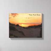 Florida Beach Sunset Canvas Afdruk (Voorkant)