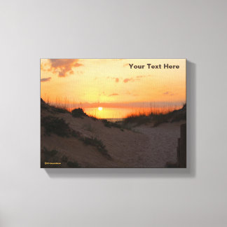 Florida Beach Sunset Canvas Afdruk