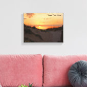 Florida Beach Sunset Canvas Afdruk (Insitu (Woonkamer))