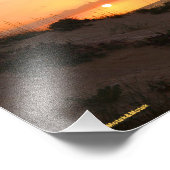 Florida Beach Sunset Foto Afdruk (Hoek)