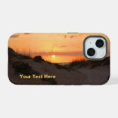 Florida Beach Sunset iPhone 15 Case (Achterkant horizontaal)