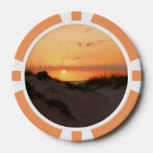Florida Beach Sunset Poker Chips (Voorkant)