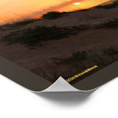 Florida Beach Sunset Poster (Hoek)