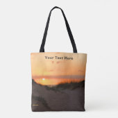 Florida Beach Sunset Tote Bag (Achterkant)