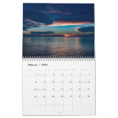Florida Beach Sunset Wall Agenda Kalender (Feb 2026)