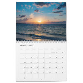 Florida Beach Sunset Wall Agenda Kalender (Jan 2027)