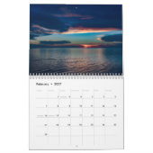 Florida Beach Sunset Wall Agenda Kalender (Feb 2027)
