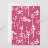 Florida Beach Tropical Flamingo Kerstmis Feestdagenkaart (Achterkant)