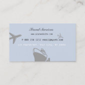 Florida Beach Vacation Travel Agent Cruise Ship Visitekaartje (Achterkant)