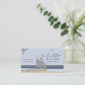 Florida Beach Vacation Travel Agent Cruise Ship Visitekaartje (Staand voorkant)