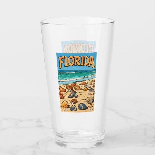 "Florida Beach" Voor- en achterglas Glas (Achterkant)