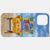 Florida Beach voorzitter met jouw naam Case-Mate iPhone Case (Achterkant (horizontaal))