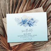 Florida Beach Wedding Photo Save the Date