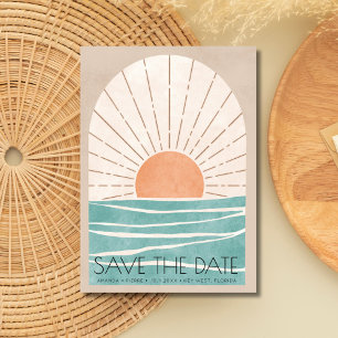 Florida Beach Wedding Photo Save the Date