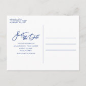 Florida Beach Wedding Save the Date Aankondigingskaart (Achterkant)