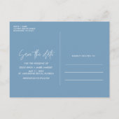Florida Beach Wedding Save the Date Aankondigingskaart (Achterkant)