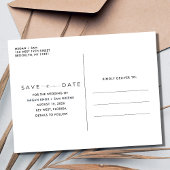 Florida Beach Wedding Save the Date Aankondigingskaart