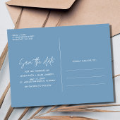 Florida Beach Wedding Save the Date Aankondigingskaart
